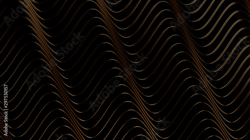 Wallpaper Mural Interior pattern, architectural background. 3d illustration, 3d rendering. Torontodigital.ca