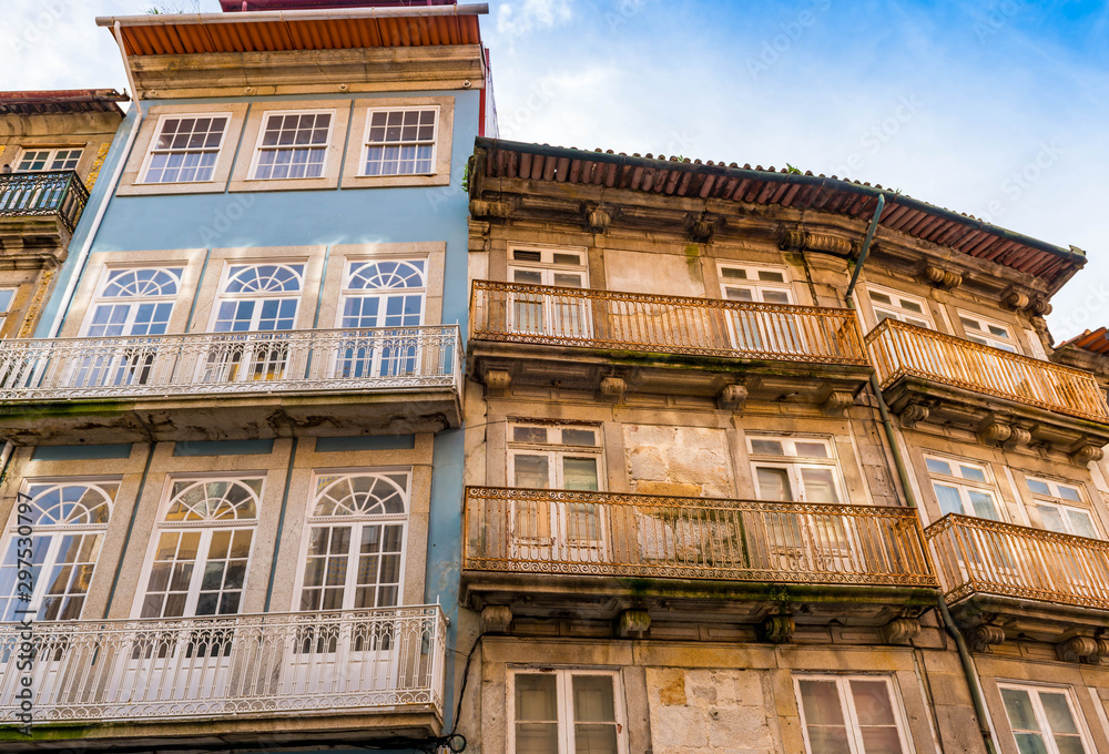 facade of building in Porto Portugal