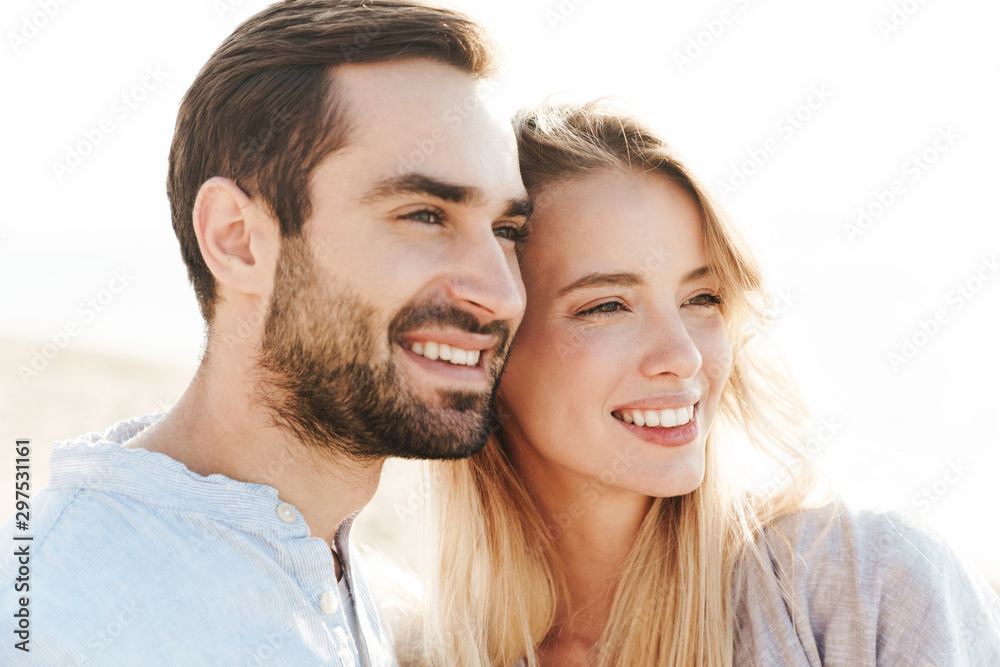Close up of a beautiful happy young couple Close up of a beautiful happy young couple