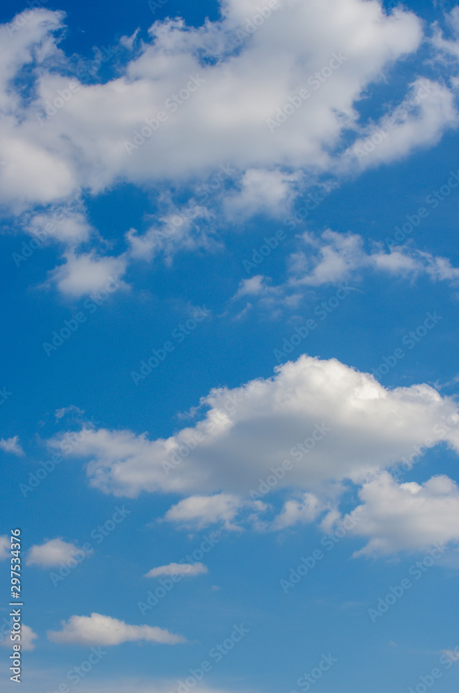 White clouds in blue sky White clouds in blue sky