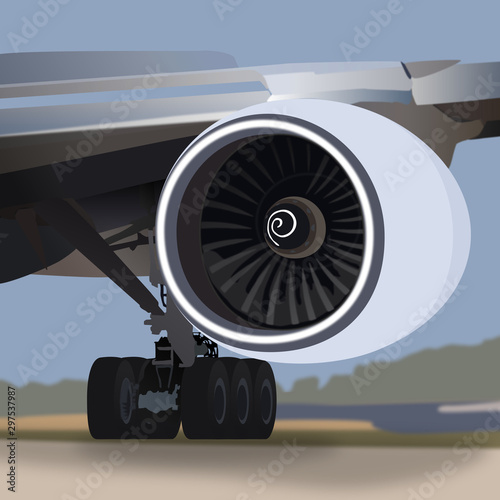 High Bypass Jet Engine