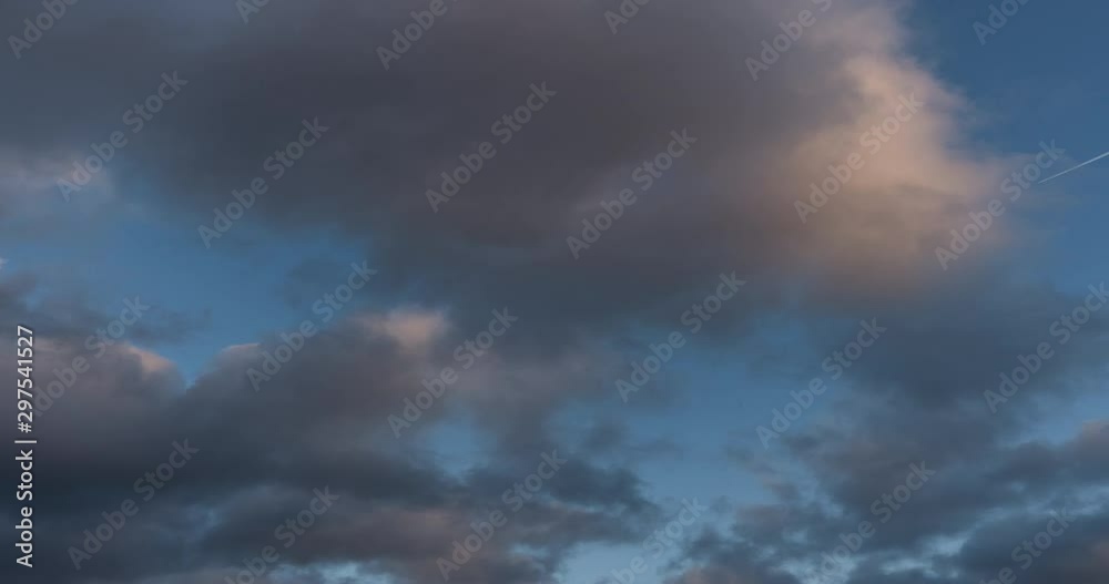 Time lapse of flying clouds nature background no birds, no flicker. Time lapse of flying clouds nature background no birds, no flicker.