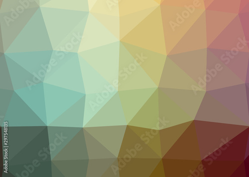 dreamscape theme abstract background with triangles trianglify colorful beautiful pattern design