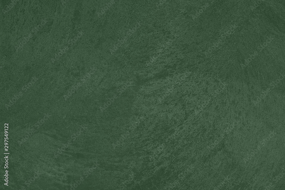Fototapeta premium Dark green Concrete textured background to your concept or product. Winter 2020 color trend.