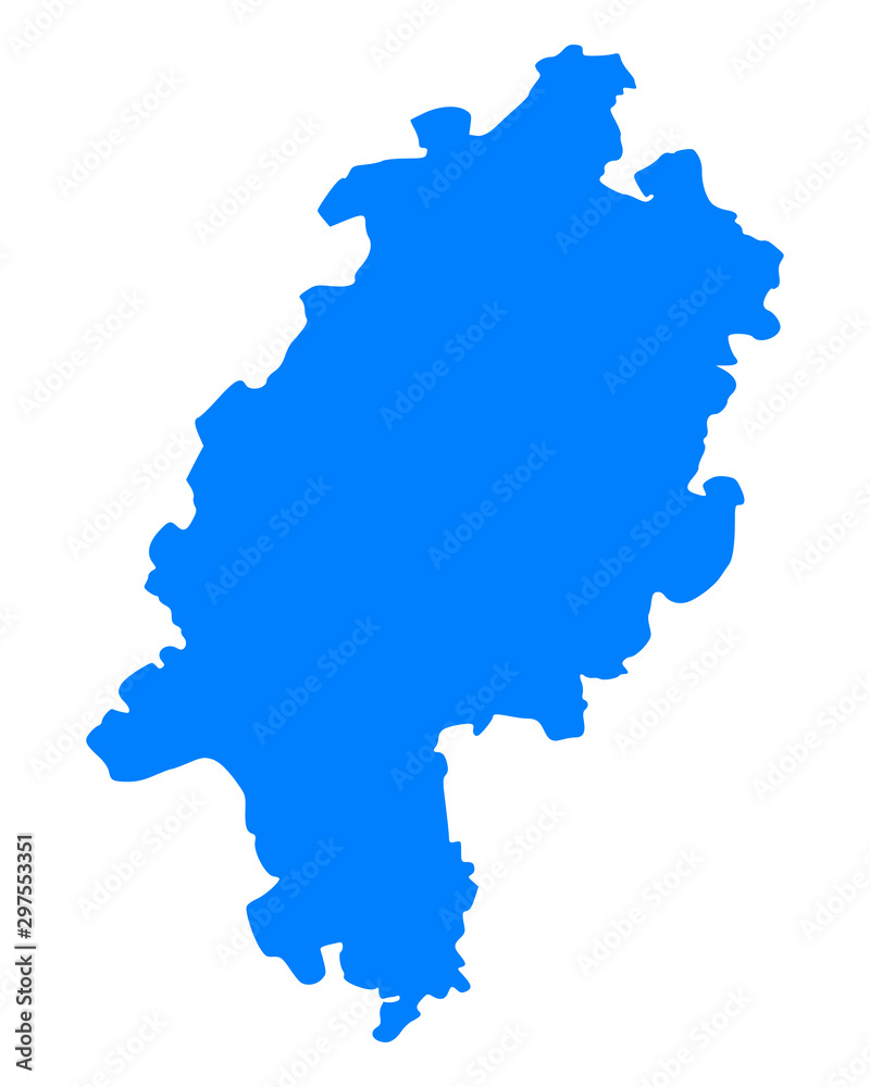 Karte von Hessen Karte von Hessen