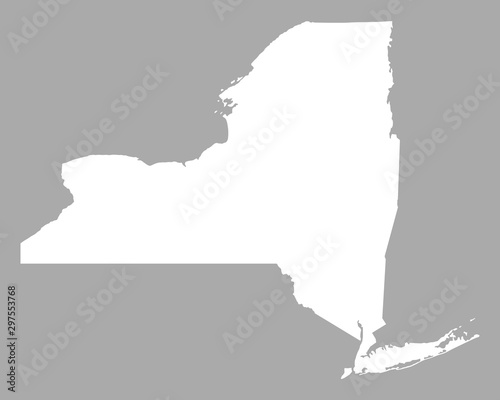 Karte von New York