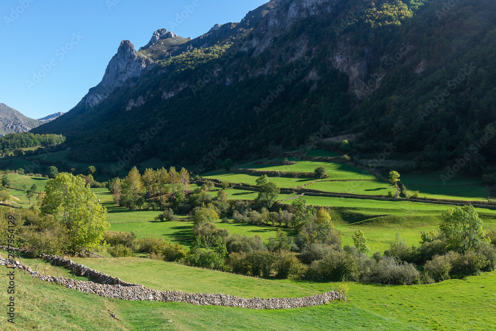 Valle de Lago valley in Somiedo Natural Park, Asturias, Spain Stock Photo |  Adobe Stock