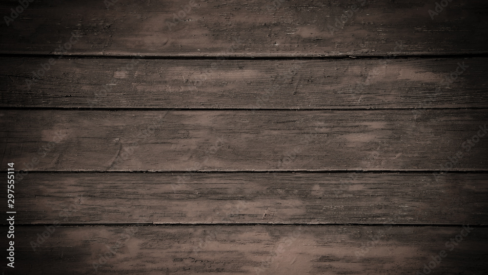 old brown rustic dark wooden texture - wood background - obrazy, fototapety, plakaty 
