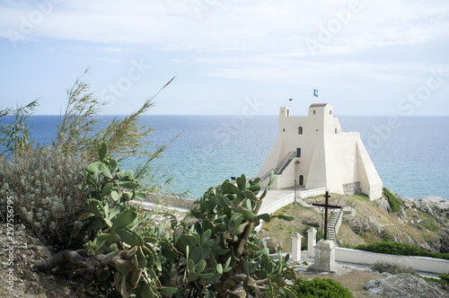 Daily trip in Sperlonga, a sea town on Latium coast, Italy. Torre Truglia. photo