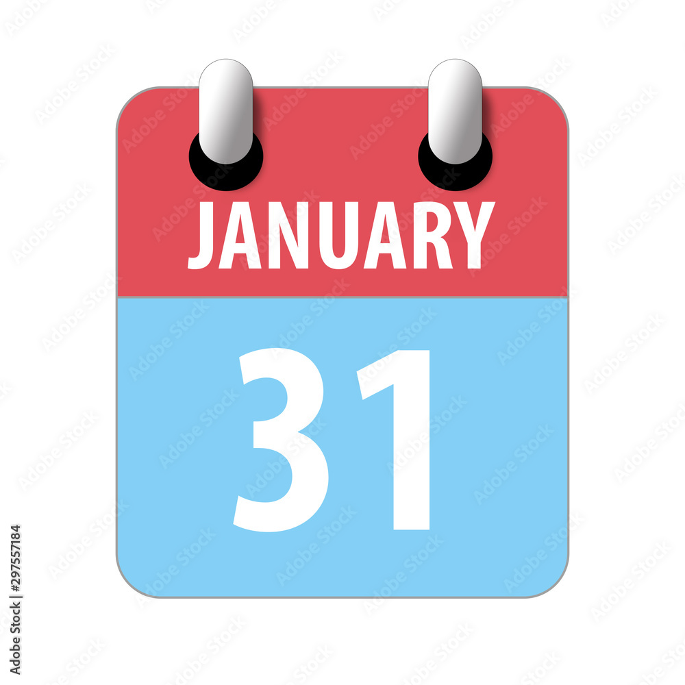 january 31st. Day 31of month,Simple calendar icon on white background. Planning. Time management. Set of calendar icons for web design. winter month, day of the year concept january 31st. Day 31of month,Simple calendar icon on white background. Planning. Time management. Set of calendar icons for web design. winter month, day of the year concept