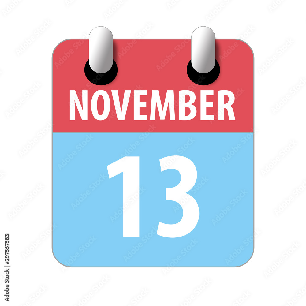 november 13th. Day 13 of month,Simple calendar icon on white background. Planning. Time management. Set of calendar icons for web design. autumn month, day of the year concept november 13th. Day 13 of month,Simple calendar icon on white background. Planning. Time management. Set of calendar icons for web design. autumn month, day of the year concept