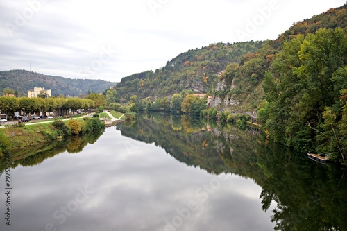 Cahors rivi  re paysage pont valentr   - tourisme voyage lot