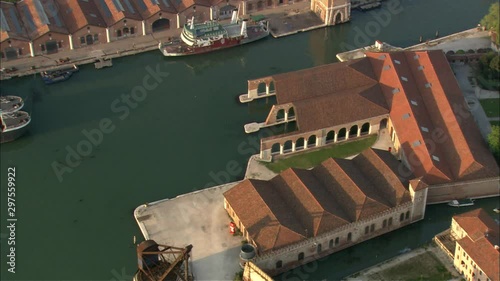 Arsenale di Venezia dall'alto