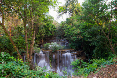 waterfall in the forest in thailand