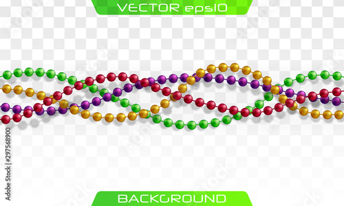 Multicolored beautiful chain 