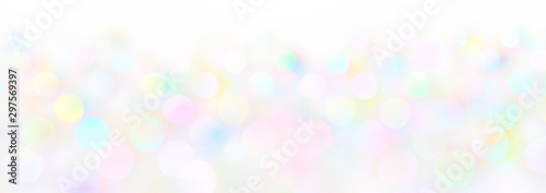 Glitter Abstract background Bokeh Panorama