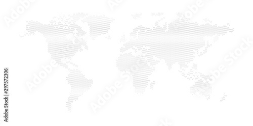 world map flat pixel dots with Oceans in the design of points dots. Planet Earth background Dotted relievo banner. All the relief continents of the world in one picture of pixel Dotted perforation.