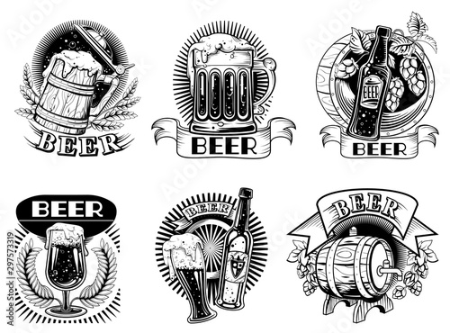 Beer icons or badges