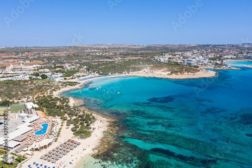 Fototapeta Naklejka Na Ścianę i Meble -  The Makronissos beach in Cyprus