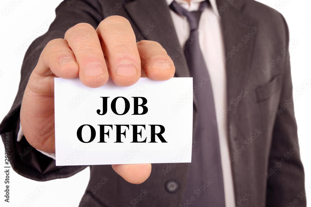 Job offer Job offer