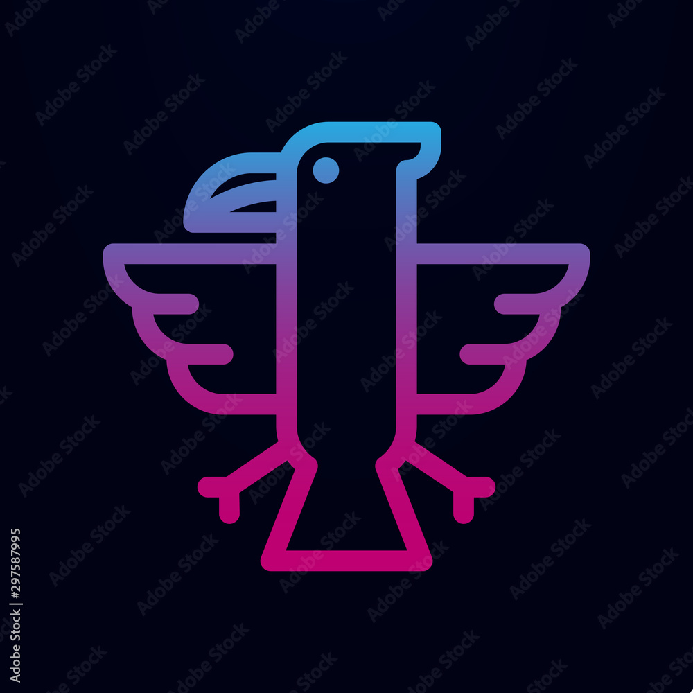 Eagle, usa nolan icon. Simple thin line, outline vector of 4th of july icons for ui and ux, website or mobile application Eagle, usa nolan icon. Simple thin line, outline vector of 4th of july icons for ui and ux, website or mobile application
