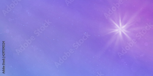 star in purple sky graphic