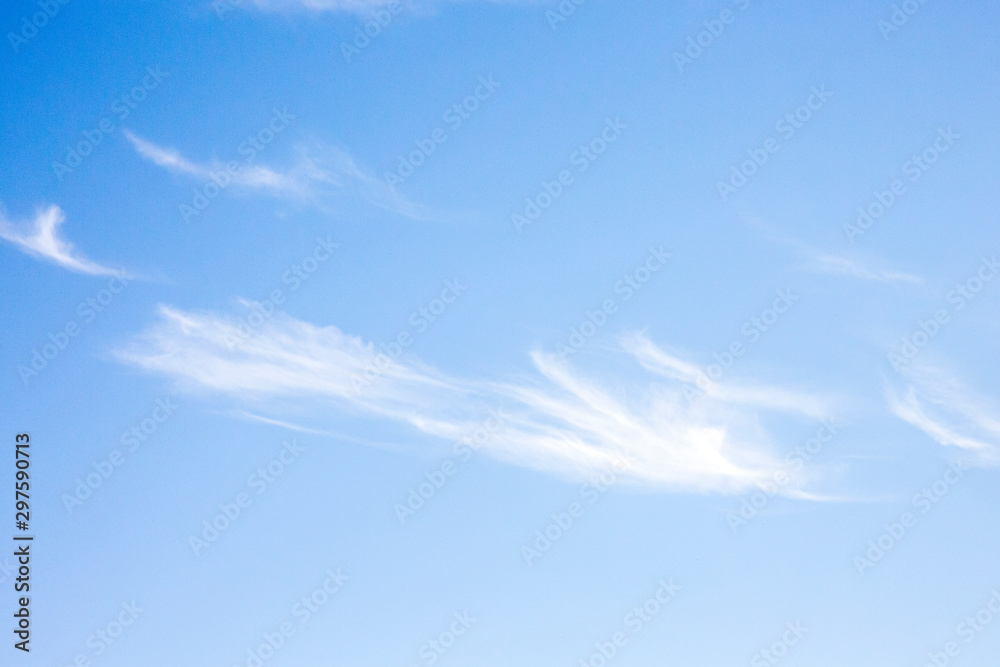 Detail of the only cloud in a clear sky Detail of the only cloud in a clear sky