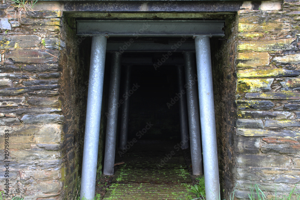 Mysterious entrance to an unknown place Mysterious entrance to an unknown place