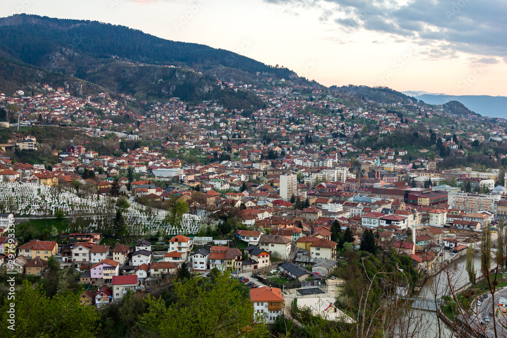 Sarajevo - the capital of Bosnia-Getsogovina