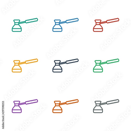 turk icon white background