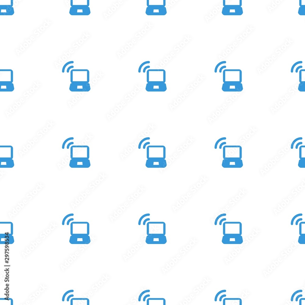 laptop al icon pattern seamless white background laptop al icon pattern seamless white background