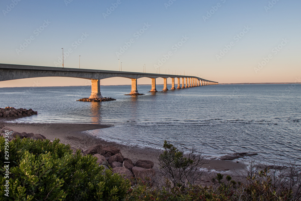 Confederation Bridge between New Brunswick and PEI