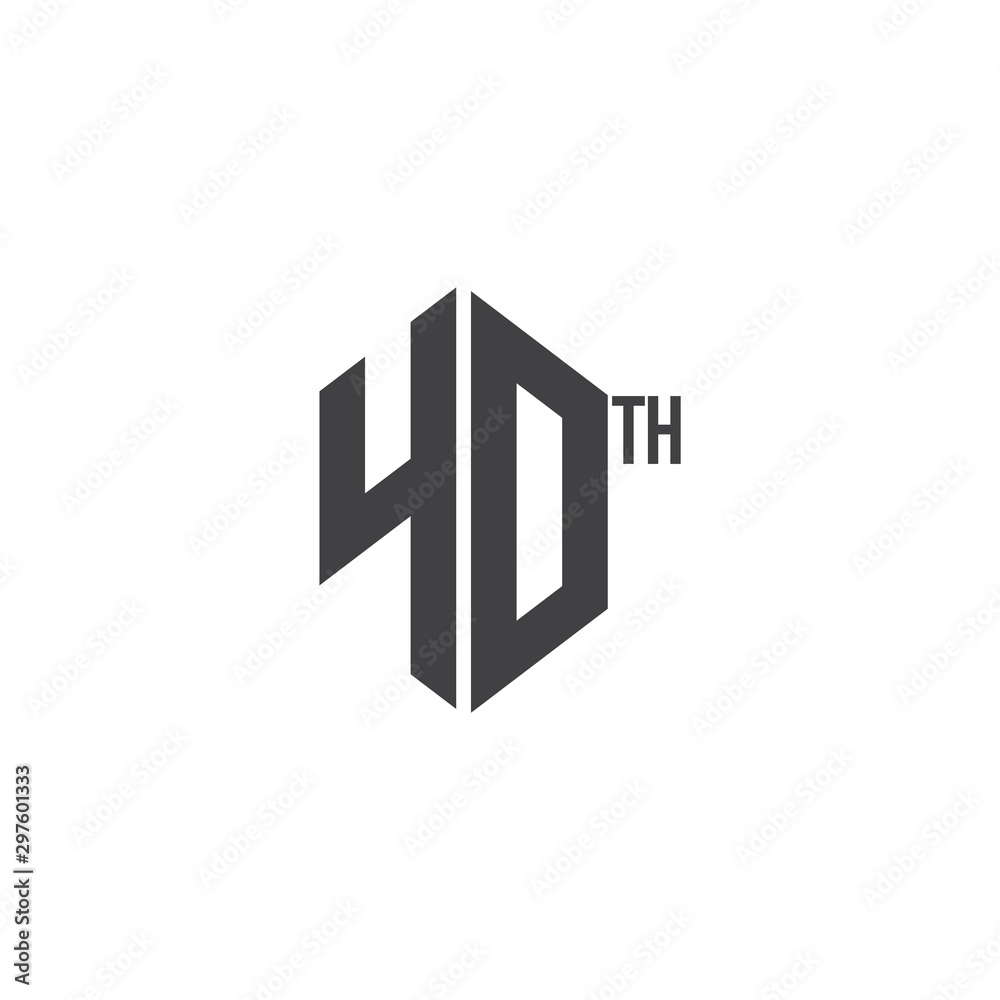40 th Anniversary Celebrations Vector Template Design Illustration