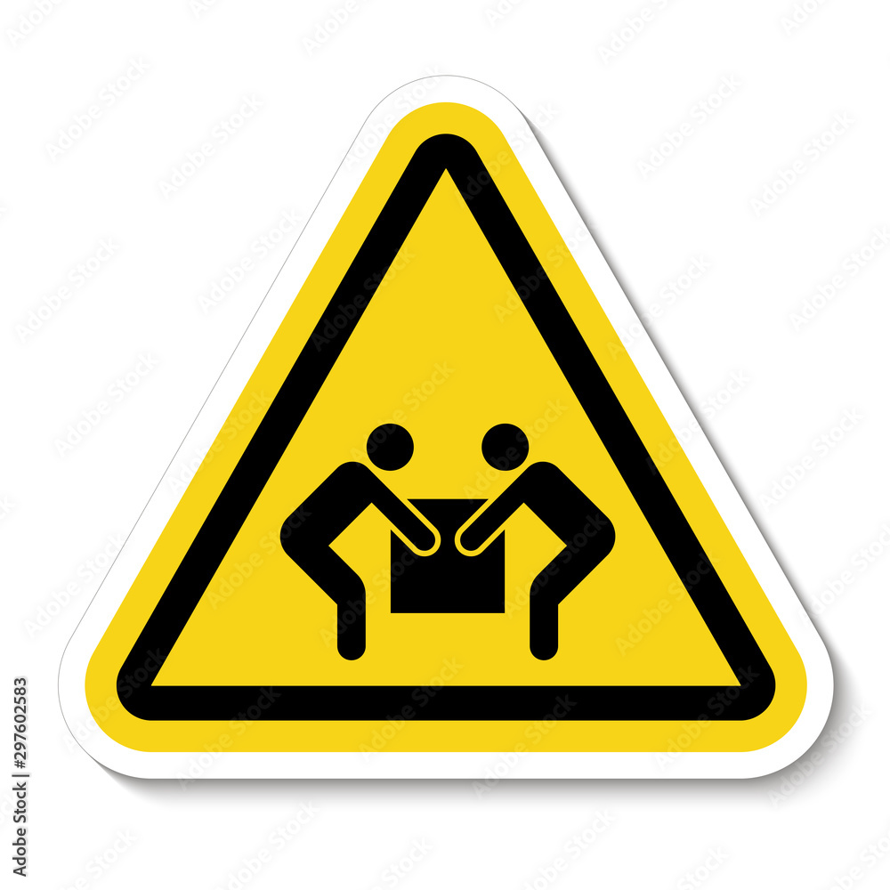 Symbol Two Person Lift Sign Isolate On White Background,Vector Illustration Symbol Two Person Lift Sign Isolate On White Background,Vector Illustration