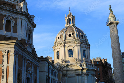 Santa Maria di Loreto in Rome, Italy. photo