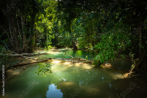 Tad Sae Waterfall in Luang prabang province, Laos.