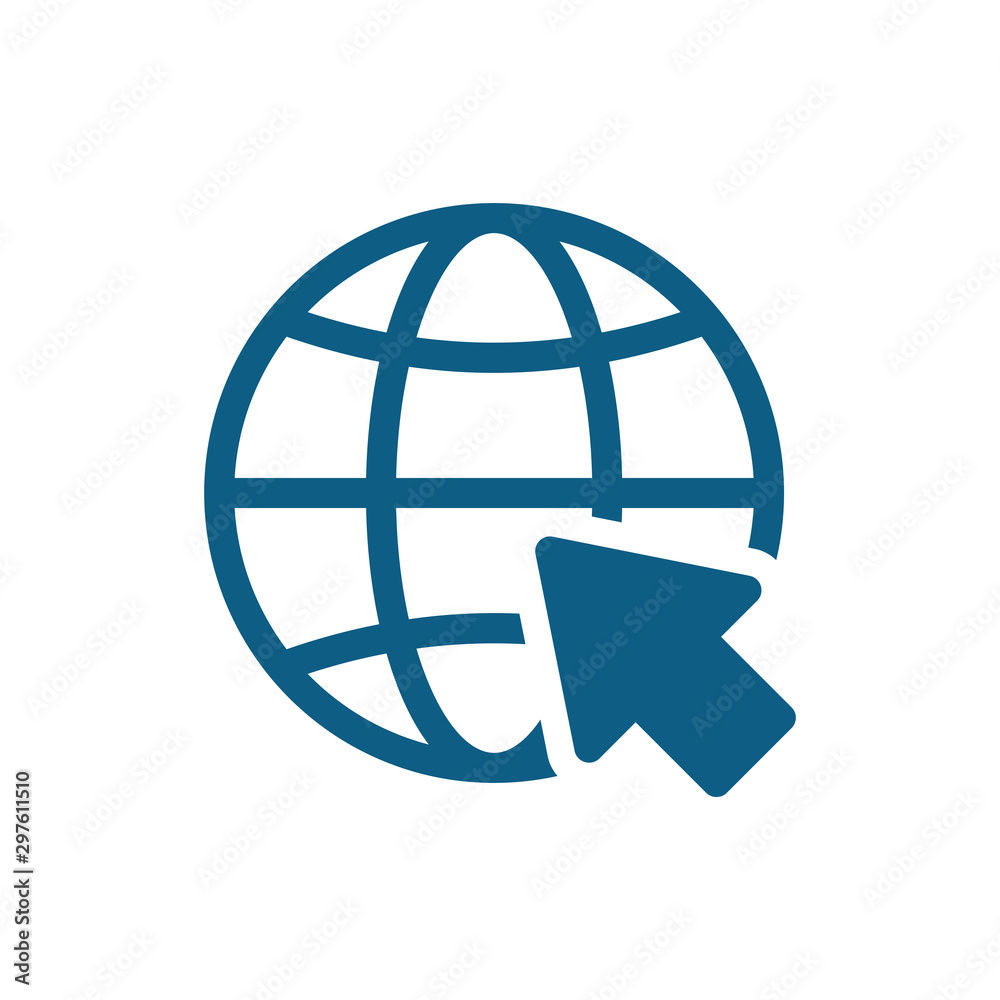 Internet, go to wab, globe icon vector symbol illustration EPS 10 Internet, go to wab, globe icon vector symbol illustration EPS 10