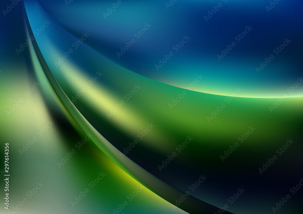 Naklejka premium Abstract vector wave background design