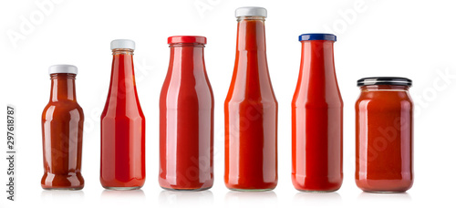 barbecue sauces in glass