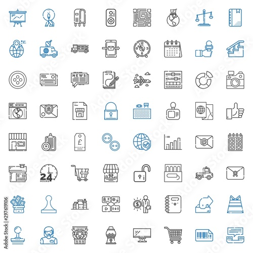 business icons set