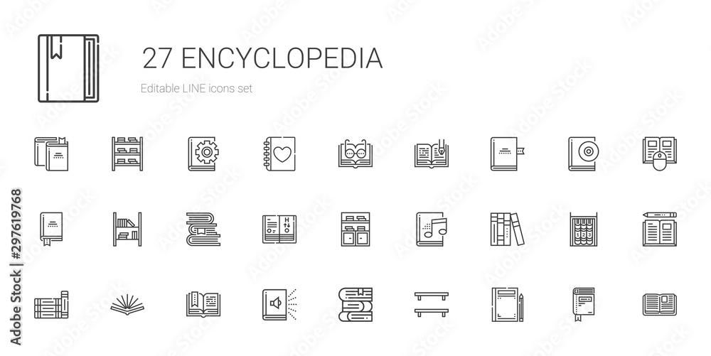 encyclopedia icons set encyclopedia icons set