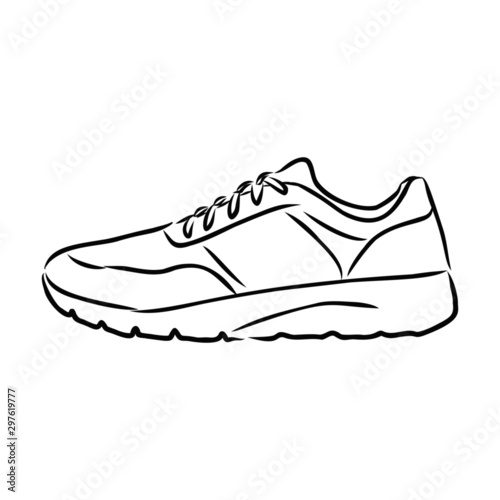 sneakers isolated on white background
