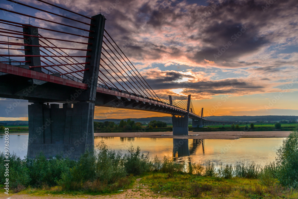 Kwidzyn, Poland. Brige over Vistula river Kwidzyn, Poland. Brige over Vistula river