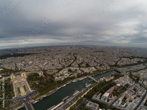 Paris view and cloudscape