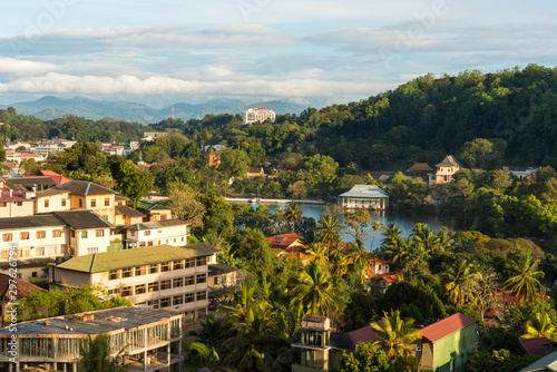 View over Kandy & lake, Kandy, Sri Lanka