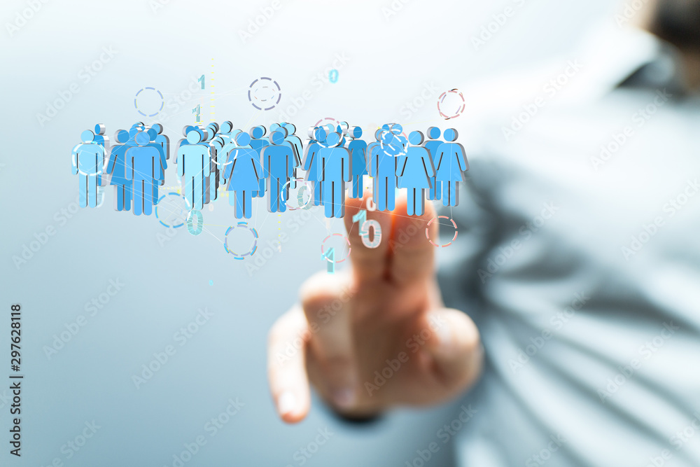 abstract social network scheme, which contains business people abstract social network scheme, which contains business people