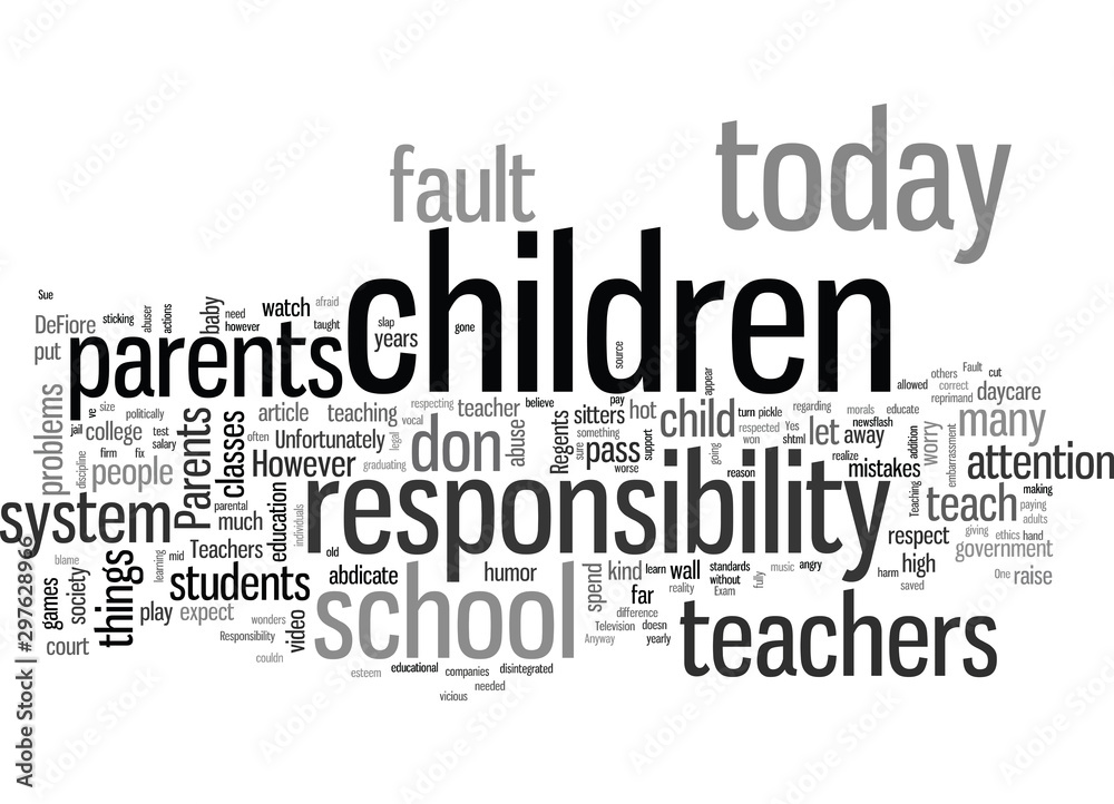 It s Not My Fault Whose Responsibility Is It Anyway It s Not My Fault Whose Responsibility Is It Anyway
