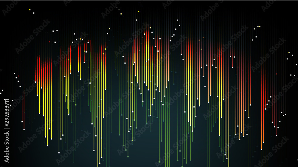Vector background from a stream of luminous quantum parts. EPS 10. Vector background from a stream of luminous quantum parts. EPS 10.