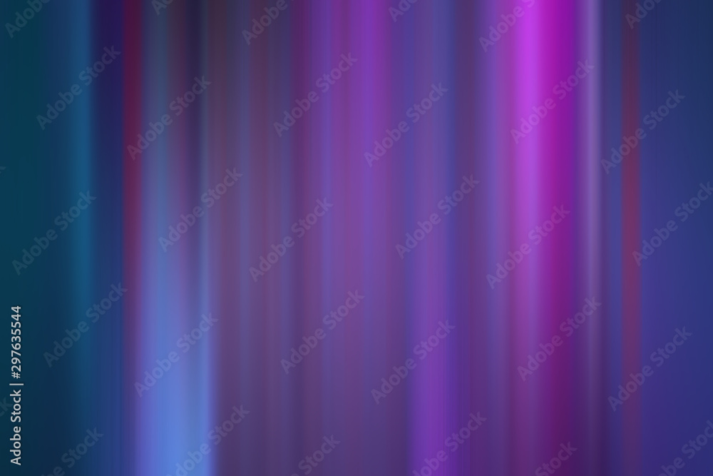 An abstract purple, blue and black color streak background.