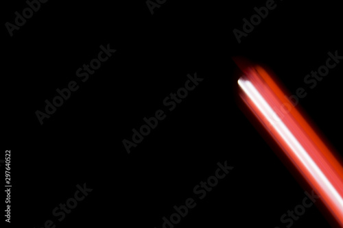 red light lines on a black background